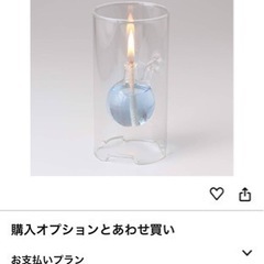 ガラスキャンドル オイルランプ クールフローティングボトル Sサイズ 3本セット　癒しの空間などにの画像