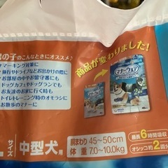 マナーウェア　ワンコ　中型犬の画像