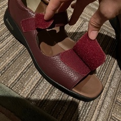 サンダル　26cm 茶色　ブラウン　革の画像