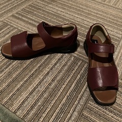サンダル　26cm 茶色　ブラウン　革