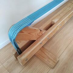 木製スラックライン　ラックセットの画像