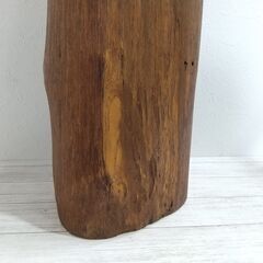 天然木くりぬき物入れ/天然木傘立て/天然木桶/造花入れ/ドライフラワー入れ/無垢/花器/花瓶/インテリア/ディスプレイ/E0DS0114の画像