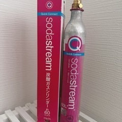 ソーダストリーム　新品炭酸ガスシリンダー2本