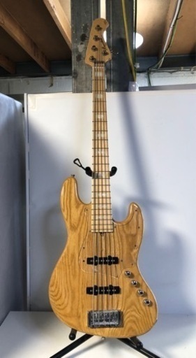 名)【現状品】29.Bacchus バッカス ベース 5弦 Hand Crafted equipment