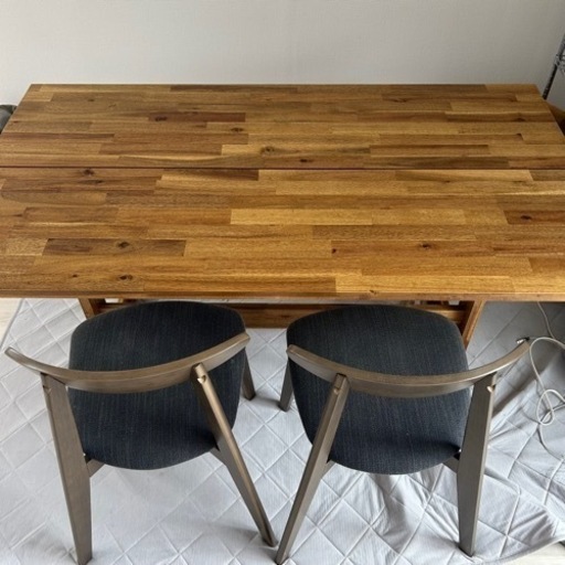 ダイニングセット　ベンチ椅子付き