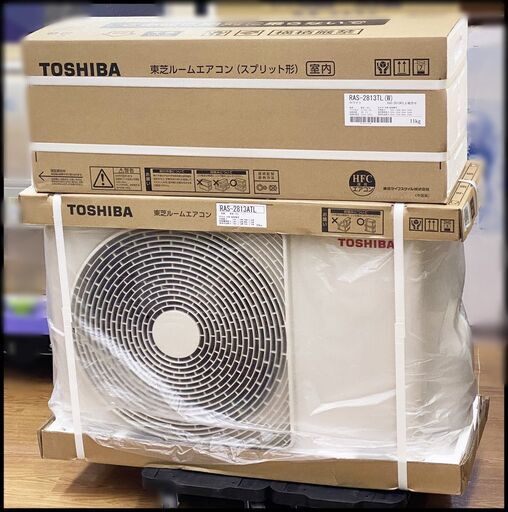 未開封 東芝 エアコン RAS-2813TL-W おもに10畳用 2023年モデル