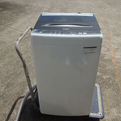 ◇Haier ハイアール 全自動電気洗濯機 JW-U55HK 50/60Hz用 5.5kg 2021年製 動作品 ホワイト/管理2521