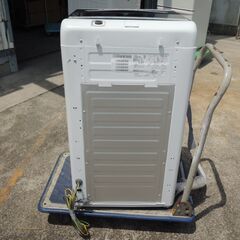 ◇Haier ハイアール 全自動電気洗濯機 JW-U55HK 50/60Hz用 5.5kg 2021年製 動作品 ホワイト/管理2521