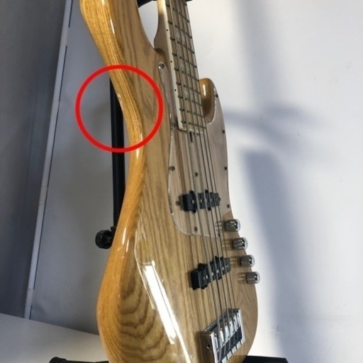 名)【現状品】29.Bacchus バッカス ベース 5弦 Hand Crafted equipment