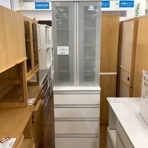 ニトリ 2枚扉食器棚 レジェーム【トレファク 川越店】