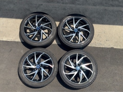 4本セット　プリウスモデリスタホイール(タイヤ付き)※1本破損あり