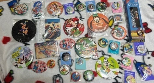 【Disney】グーフィー缶バッジセット