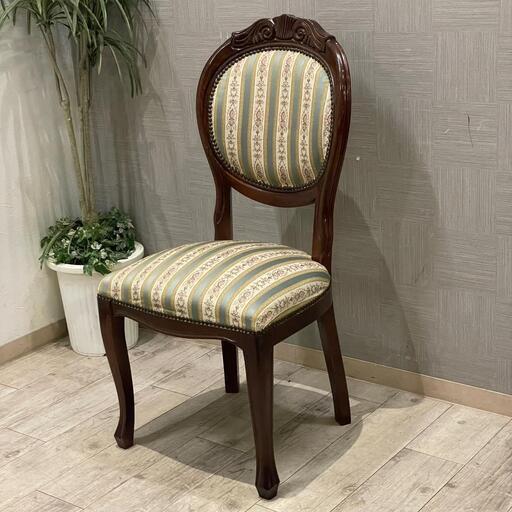 MADE IN ITALY】ダイニングチェア1脚 イタリア製椅子猫脚 1脚