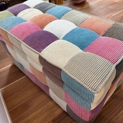 ★収納スツール⭐︎カラフル　ボックス　大容量　二人掛け　おしゃれ　レトロの画像