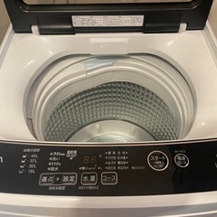取り引き予定者にドタキャンされた為　7/27、28に取りに来れる方限定AQUA 洗濯機5kg AQW-G50JJの画像