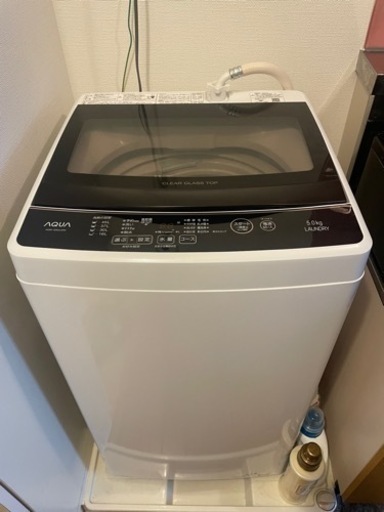 取り引き予定者にドタキャンされた為　7/27、28に取りに来れる方限定AQUA 洗濯機5kg AQW-G50JJ