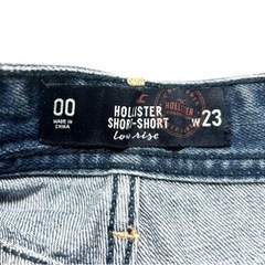 ホリスター❤デニムショートパンツ　ダメージ加工　レディース　W23の画像