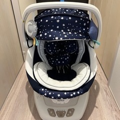 【値下げしました】【Apricaアップリカ
正規販売店】スマートスウィングプラス（Smart Swing Plus）ネイビー NV電動スウィング＆ポータブル（自動ゆりかご）の画像