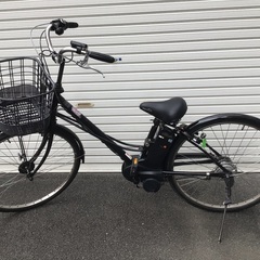 レンタサイクル店で使用していた自転車。Panasonic カラー...