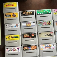 スーパーファミコンソフト カセットの画像