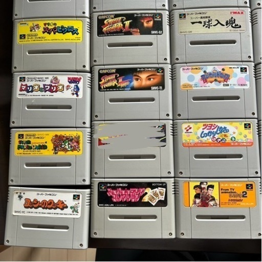 スーパーファミコンソフト カセット