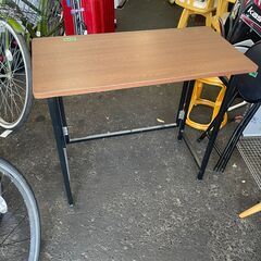 リサイクルショップどりーむ荒田店 No12697 折りたたみテーブル　シンプル　コンパクト　折りたたみ可能で便利♪の画像