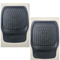 【引取】ボンフォーム（BONFORM）カーマット 3Dグラ ンツ普通車リヤ2枚・フロント2枚 防水丸洗OK ズレ防止加工 ブラックの画像