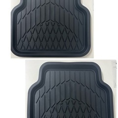 【引取】ボンフォーム（BONFORM）カーマット 3Dグラ ンツ普通車リヤ2枚・フロント2枚 防水丸洗OK ズレ防止加工 ブラックの画像