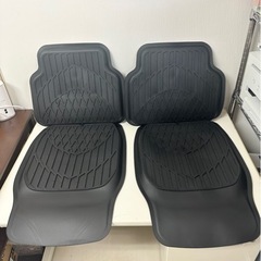 【引取】ボンフォーム（BONFORM）カーマット 3Dグラ ンツ普通車リヤ2枚・フロント2枚 防水丸洗OK ズレ防止加工 ブラックの画像