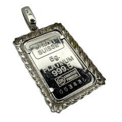 リバティインゴット5g 自由の女神 ペンダントトップ/Pt999プラチナ/Pt 8g ユニセックス【中古】【真子質店】【NN】【MaDx】の画像