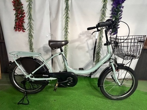 No.140 電動自転車Assistaブリヂストン子供乗せ 20インチ A103 19年モデル整備済み