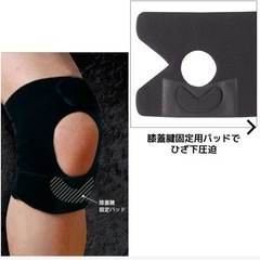 膝サポーター　ワークマンの画像