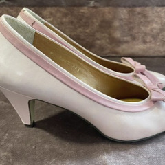 G30P ジバンシー リボンパンプス ピンク 36 1/2 23.5cmの画像