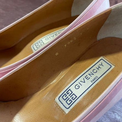 G30P ジバンシー リボンパンプス ピンク 36 1/2 23.5cmの画像