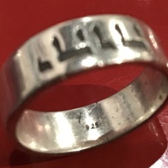 シルバー825の指輪　の画像