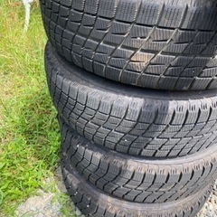 5穴　アルミホイール　15×6j 114.3m　普通車用　　185/65r15 スタッドレスタイヤの画像