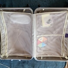 スーツケース　緑　キャリーケースの画像