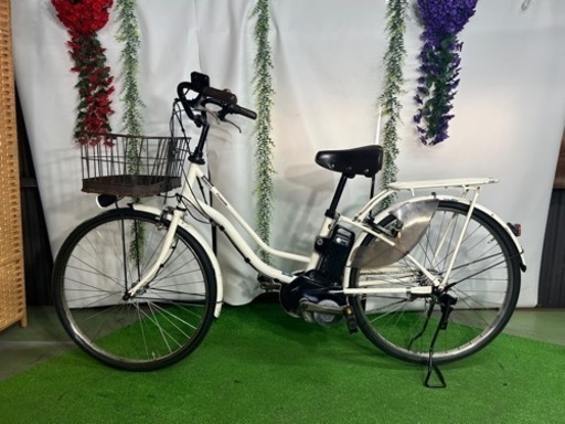 No.141 パナソニック電動アシスト自転車26インチ3段変速ELTA6317年モデル整備済み