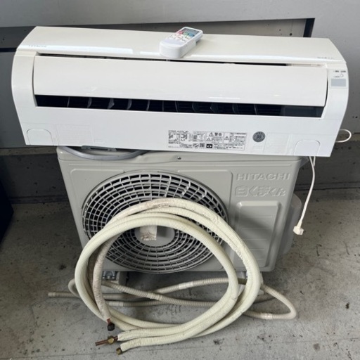 HITACHI 日立 2021年 2.2kw 6畳用  冷暖房ルームエアコン RAS-AJ22L(W)  白くまくん リモコン付き