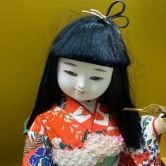 翆仙作　小町　日本人形　置物 和風 着物 インテリア 昭和レトロ 飾りの画像