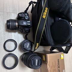 Nikon D5300 デジタル一眼レフ　ダブルズーム+単焦点レンズ