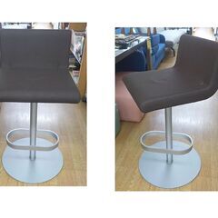 カッシーナ イクスシー ブーメラン カウンターチェア 高さ64～73㎝ スウィベルチェア ブラウン Cassina ixc. 西岡店の画像
