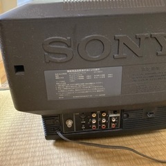 SONY トリニトロン16型テレビの画像
