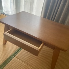 引き出し付き こたつ(テーブル)の中古が安い!激安で譲ります 引き出し付き こたつ(テーブル)の中古が安い!激安で譲ります