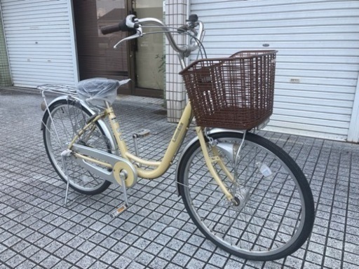 【24インチ自転車】内装3段変速　LEDオートライト付　前後タイヤ、サドル、前カゴ新品❗️若林自転車　浜大津店　SALE中❗️