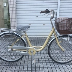 【24インチ自転車】内装3段変速　LEDオートライト付　前後タイ...