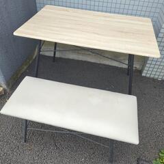 ニトリ　ダイニングテーブル　長椅子　セット