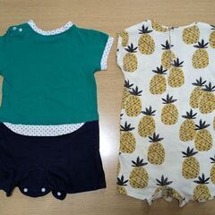 ☆値下げ☆80cmロンパース4つセットの画像