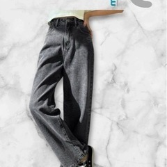 SHEIN DAZY ハイウエスト ワイドレッグジーンズ  M サイズ