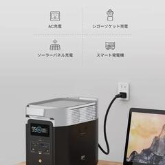 ポータブル電源 ソーラーパネルセット 太陽光発電セット DELTA 2 １枚220Wソーラーパネル

の画像